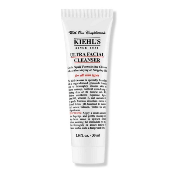 KIEHL’S Ultra Facial Cleanser (1oz) & Moisturizing Cream (.25 oz) NEW - Picture 2 of 5